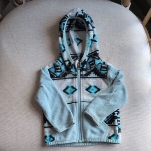 The North Face | Kids Blue Patterned Hoodie
